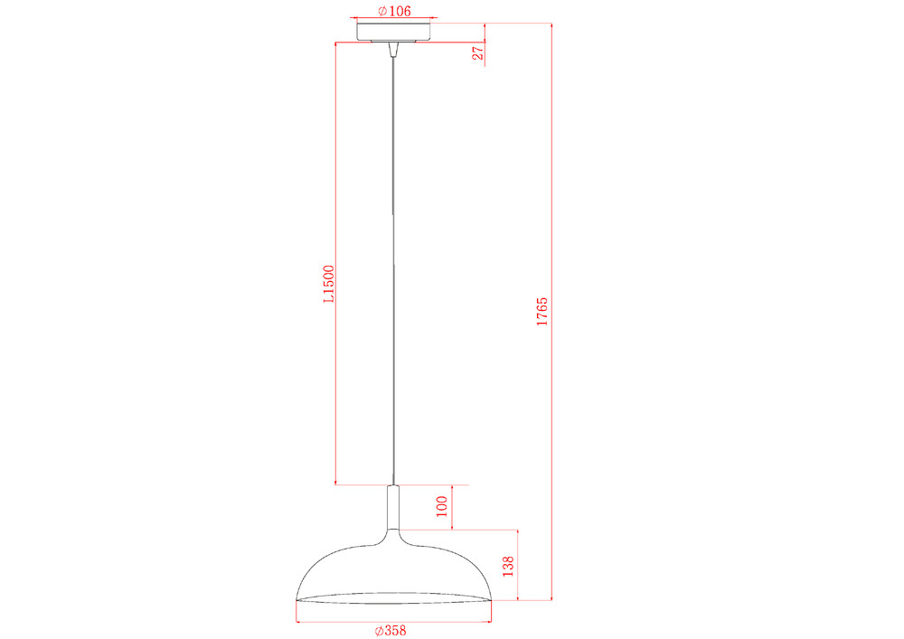 Подвесной светильник Arte Lamp Kayla A7099SP-1BK