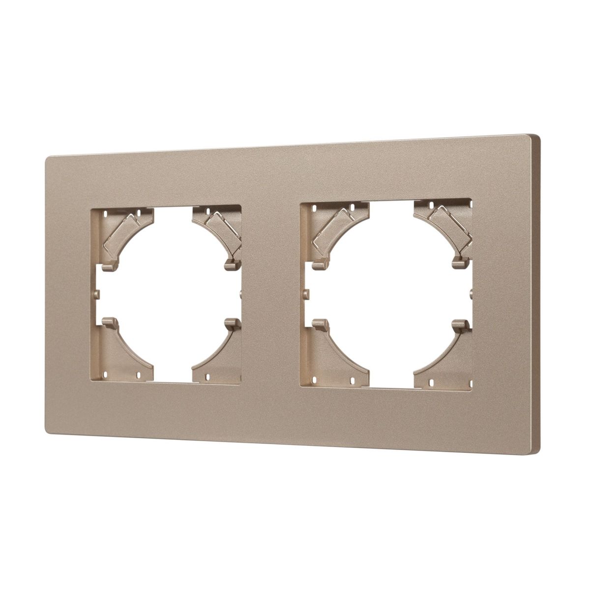 Рамка на 2 поста пластиковая Arlight FRM-PERIO-PL-2-GD 049753