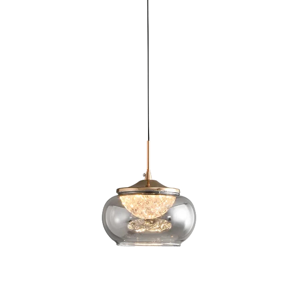 Подвесной светильник Delight Collection MT9128-1H gold/smoke Подвесной светильник Delight Collection MT9128-1H gold/smoke