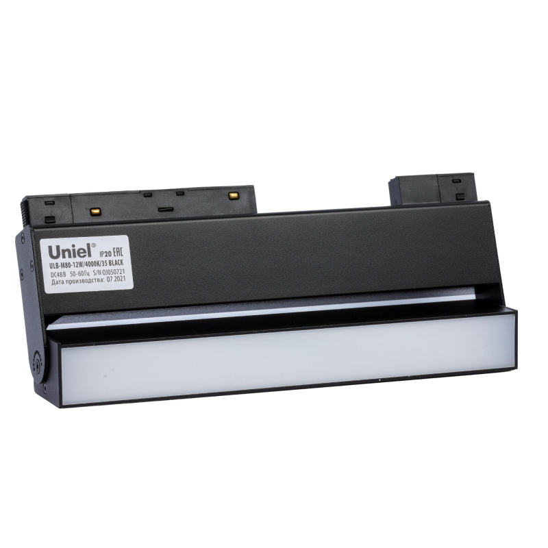 Трековый светильник Uniel ULB-M80-12W/4000K/35 BLACK Трековый светильник Uniel ULB-M80-12W/4000K/35 BLACK