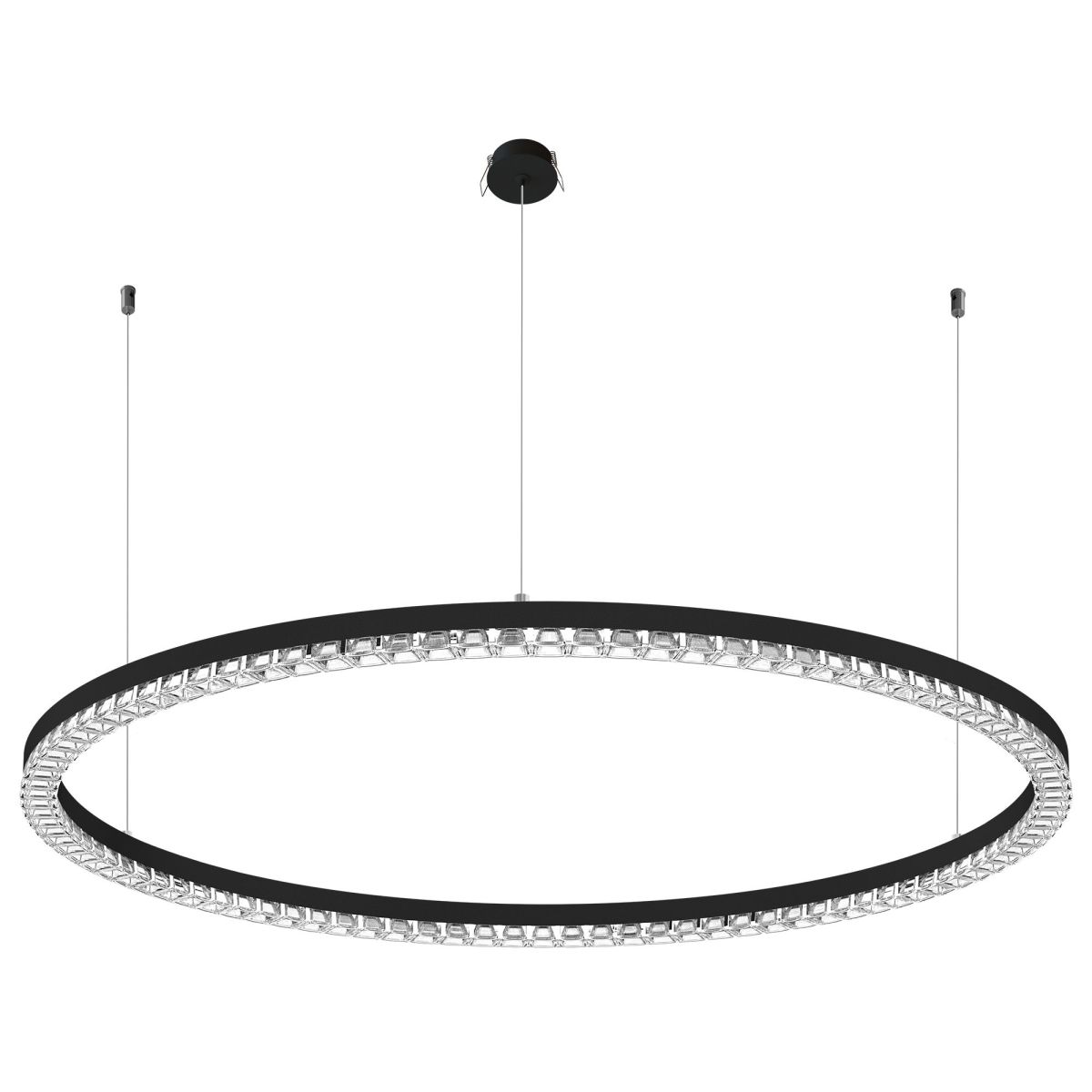 Подвесная люстра Arlight SP-DIAMOND-R1050-60W Warm3000 (BK, 45 deg, 230V, TRIAC) 054487 Подвесная люстра Arlight SP-DIAMOND-R1050-60W Warm3000 (BK, 45 deg, 230V, TRIAC) 054487