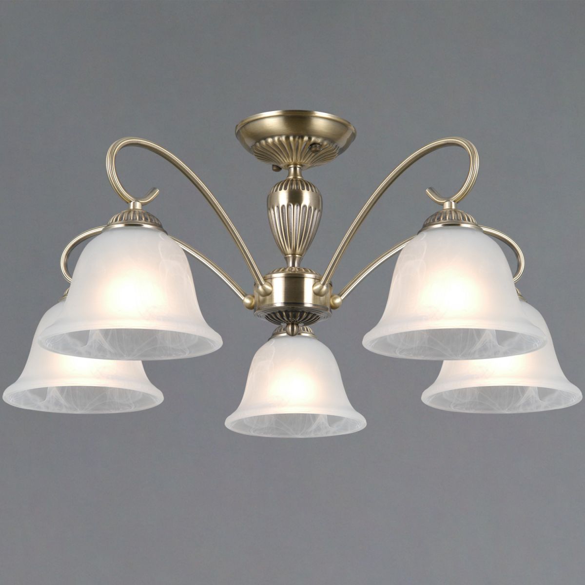 Люстра на штанге Illumico IL0696-5ASQ-25 AB AREZZO