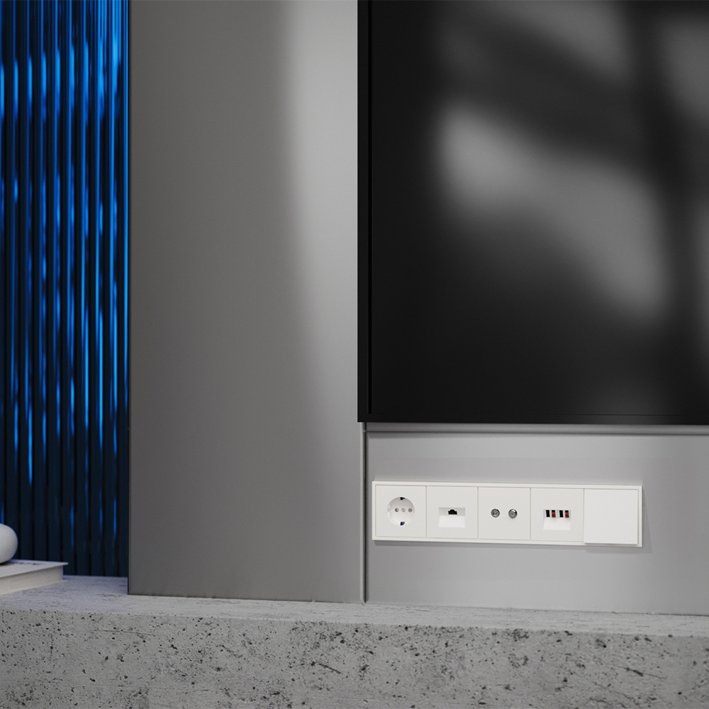 Вывод кабеля Voltum S70, (хлопок) VLS080213