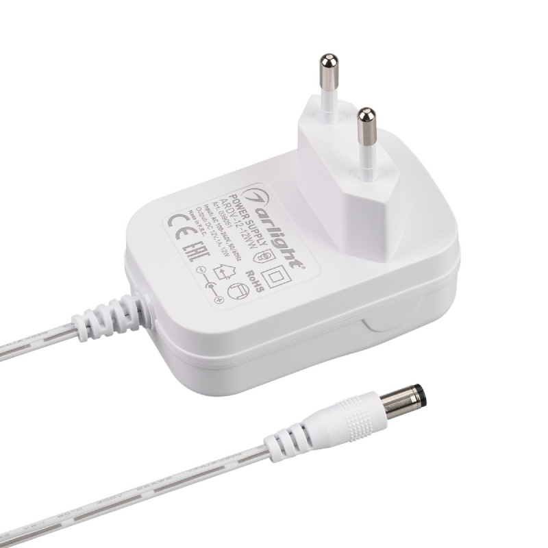 Блок питания Arlight ARDV-12-12WW 12V, 1A, 12W 039051 Блок питания Arlight ARDV-12-12WW 12V, 1A, 12W 039051