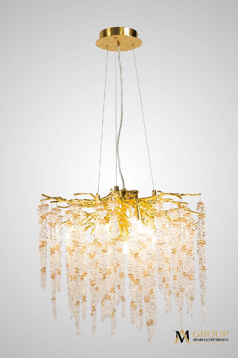 Подвесная люстра AM Group DIAMAND D600 Gold Подвесная люстра AM Group DIAMAND D600 Gold