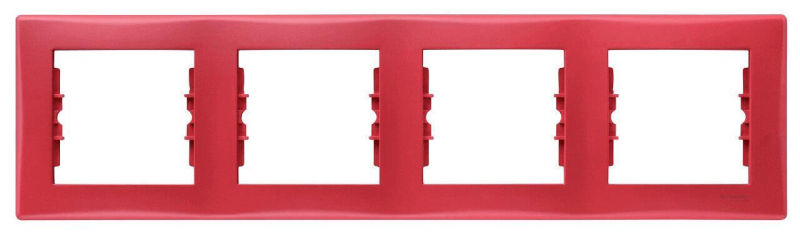 Рамка 4-постовая Schneider Electric Sedna SDN5800741