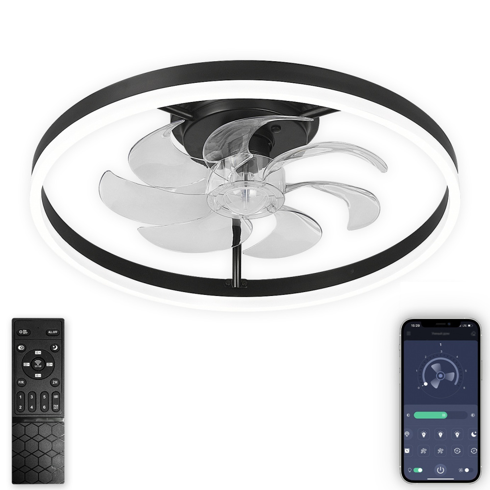Люстра-вентилятор Natali Kovaltseva  Ledfan LED LAMPS 81490