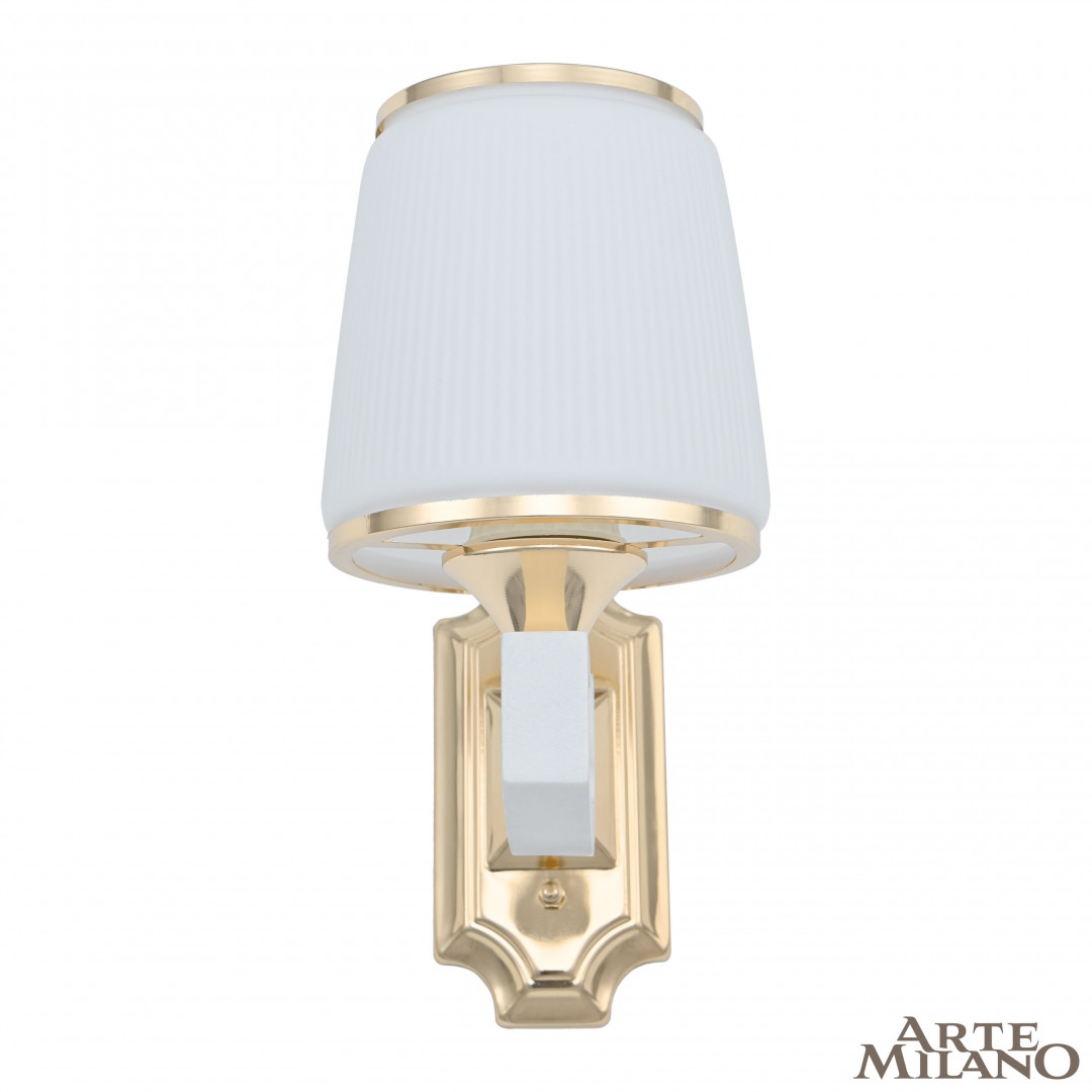 Бра Arte Milano Florentia-2457 302457/1W Wh/Gd Бра Arte Milano Florentia-2457 302457/1W Wh/Gd