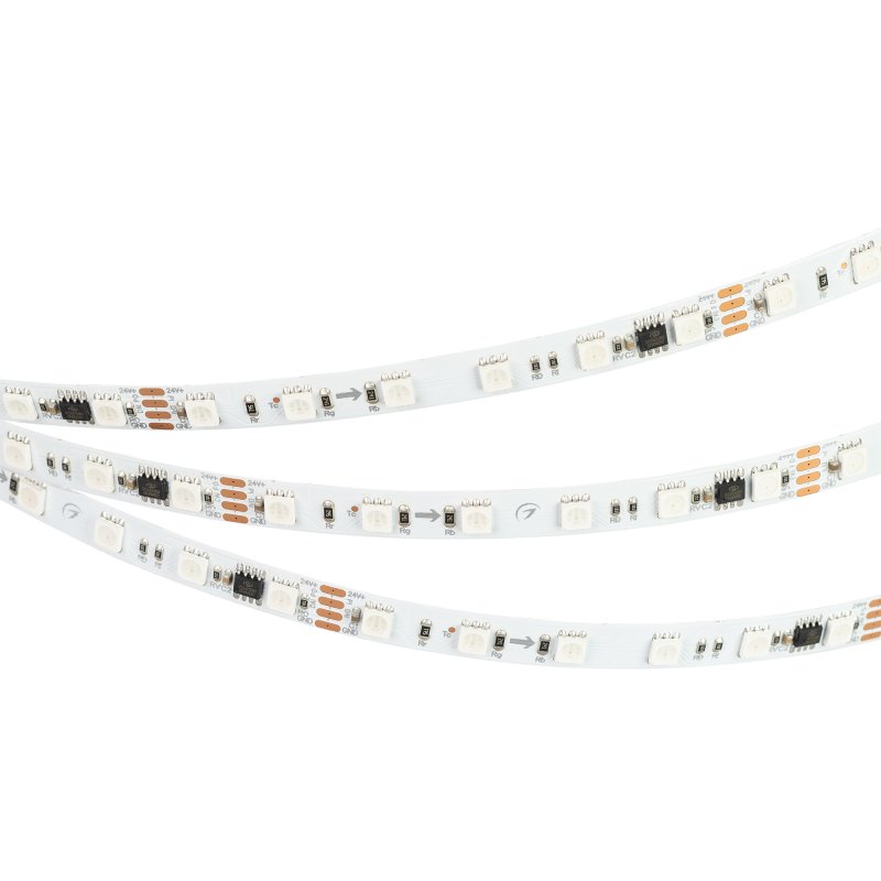 Светодиодная лента Arlight DMX-B60-10mm 24V RGB-PX6-RAM (15 W/m, IP20, 5060, 5m) 033448 Светодиодная лента Arlight DMX-B60-10mm 24V RGB-PX6-RAM (15 W/m, IP20, 5060, 5m) 033448