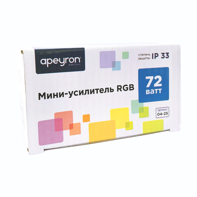 Мини-усилитель RGB Apeyron 04-25