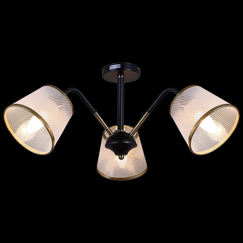 Люстра на штанге Illumico IL0344-3CSQ-79 BK AB Люстра на штанге Illumico IL0344-3CSQ-79 BK AB