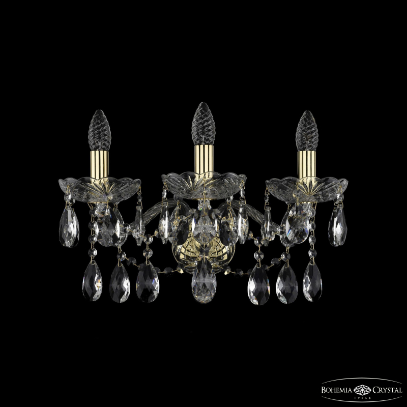 Бра Bohemia Ivele Crystal 1413B/3/165/XL G Бра Bohemia Ivele Crystal 1413B/3/165/XL G