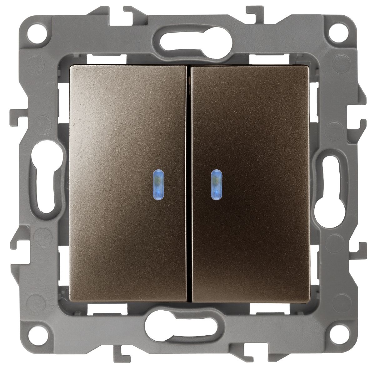 Выключатель двойной с подсветкой Эра 12-1105-13 Б0019292