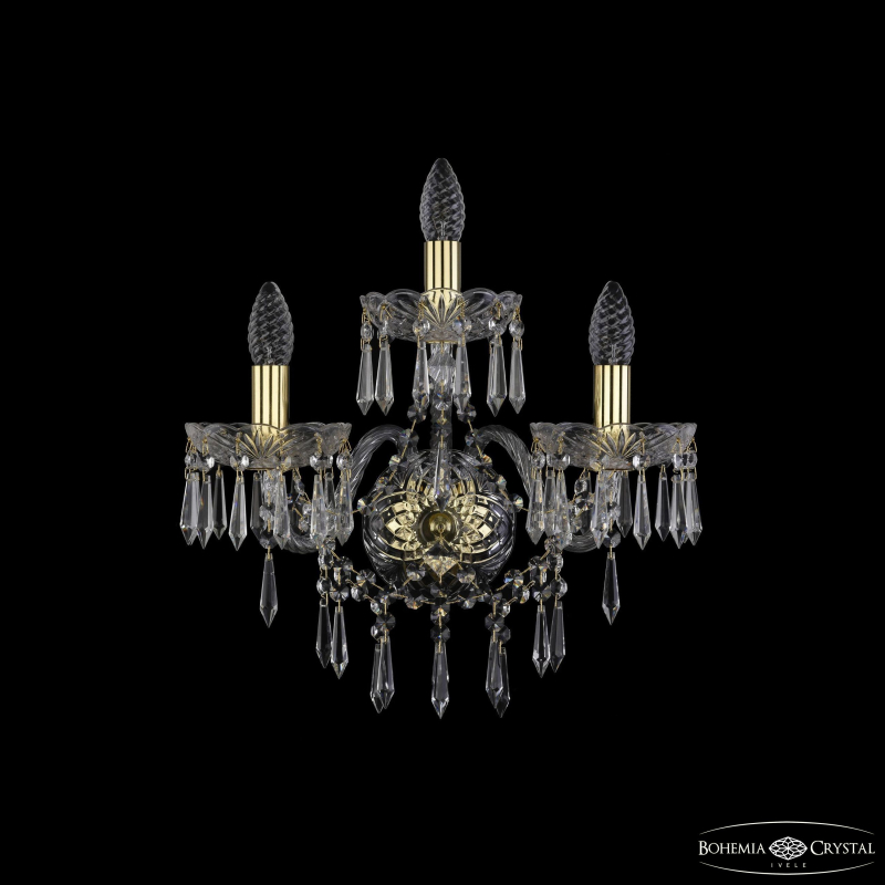 Бра Bohemia Ivele Crystal 1403B/2+1/160/XL G Бра Bohemia Ivele Crystal 1403B/2+1/160/XL G