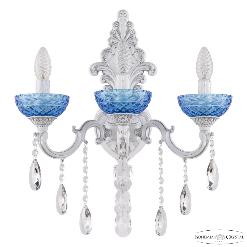 Бра Bohemia Ivele Crystal AL7801B15/3/175 B WMN P Aquamarine/M-1F Бра Bohemia Ivele Crystal AL7801B15/3/175 B WMN P Aquamarine/M-1F