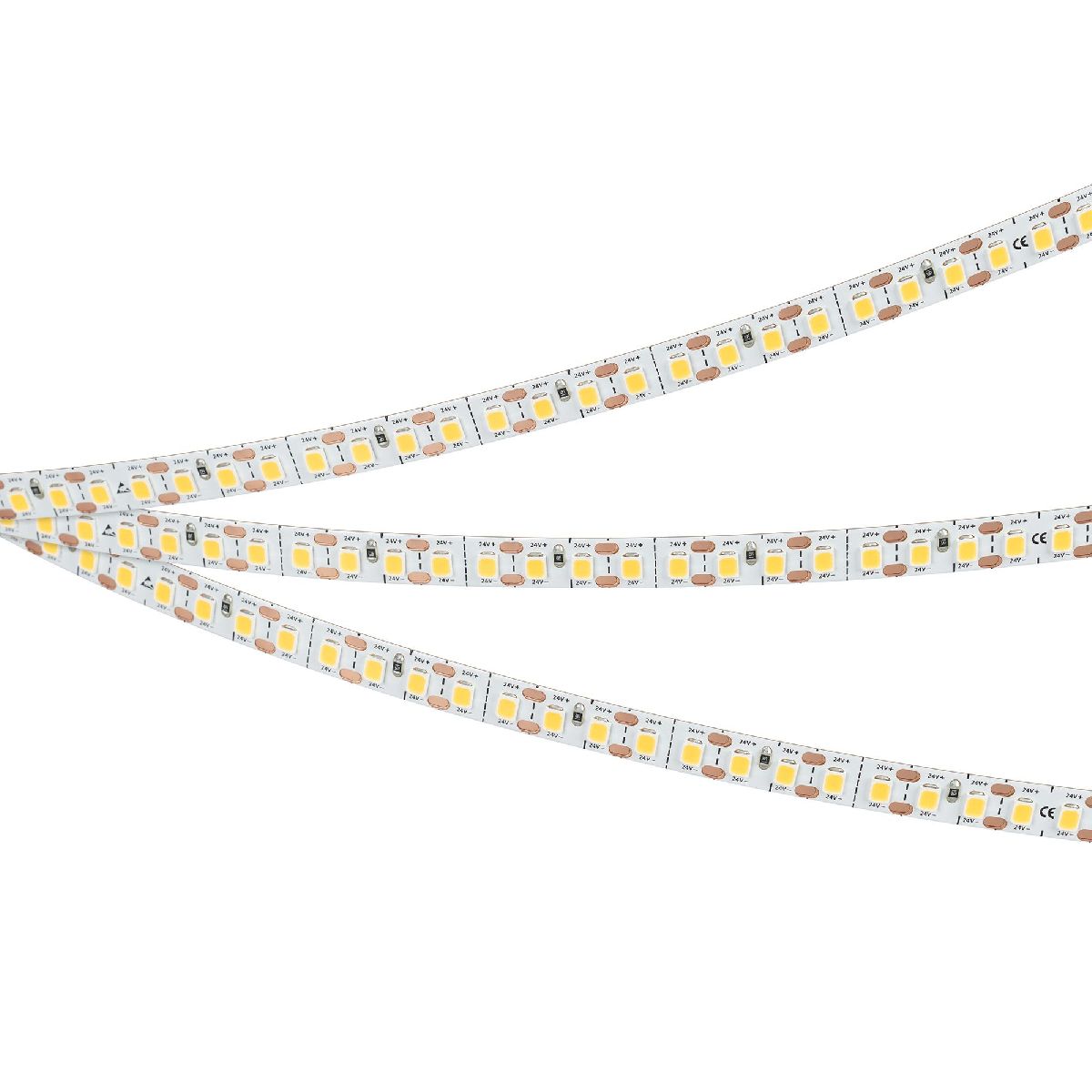 Светодиодная лента Arlight FC-A160-8mm 24V Warm2700-CX1 (14 W/m, IP20, 5m) 052935