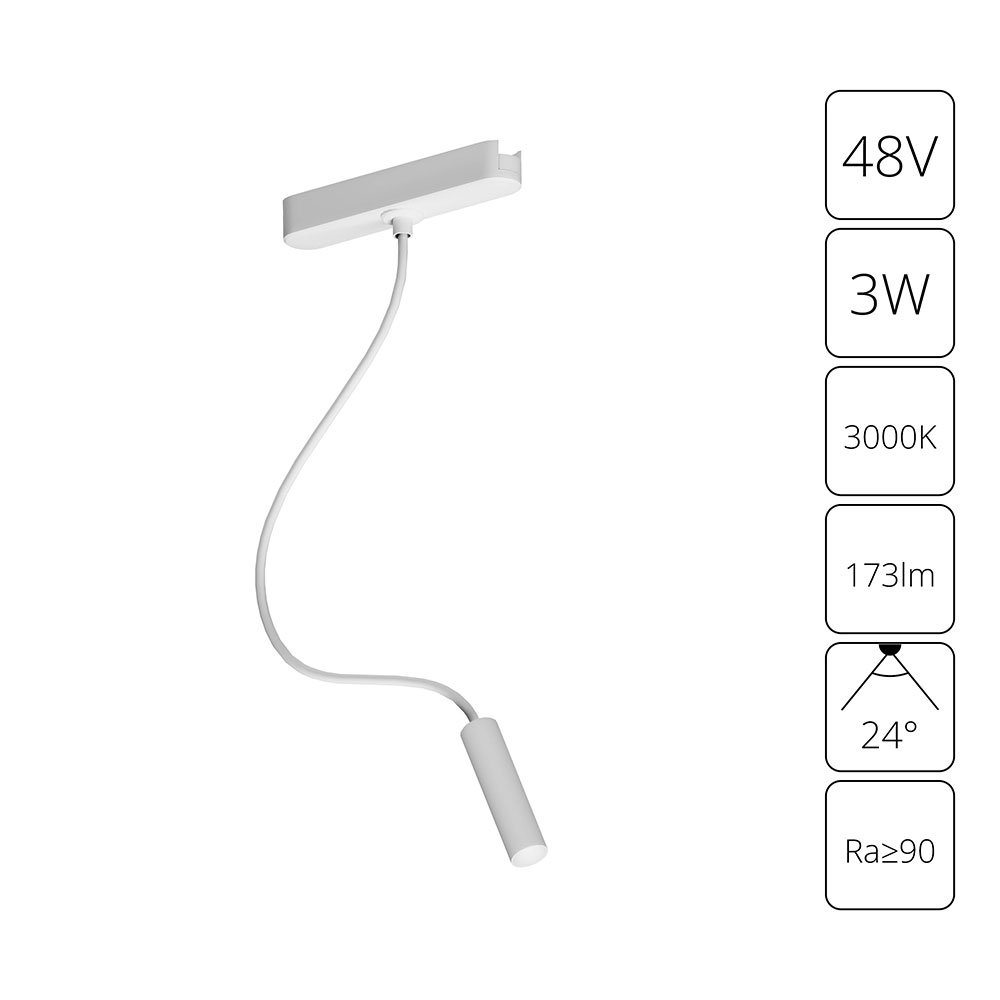 Трековый магнитный светильник Arte Lamp Rapid A1162PL-1WH Трековый магнитный светильник Arte Lamp Rapid A1162PL-1WH