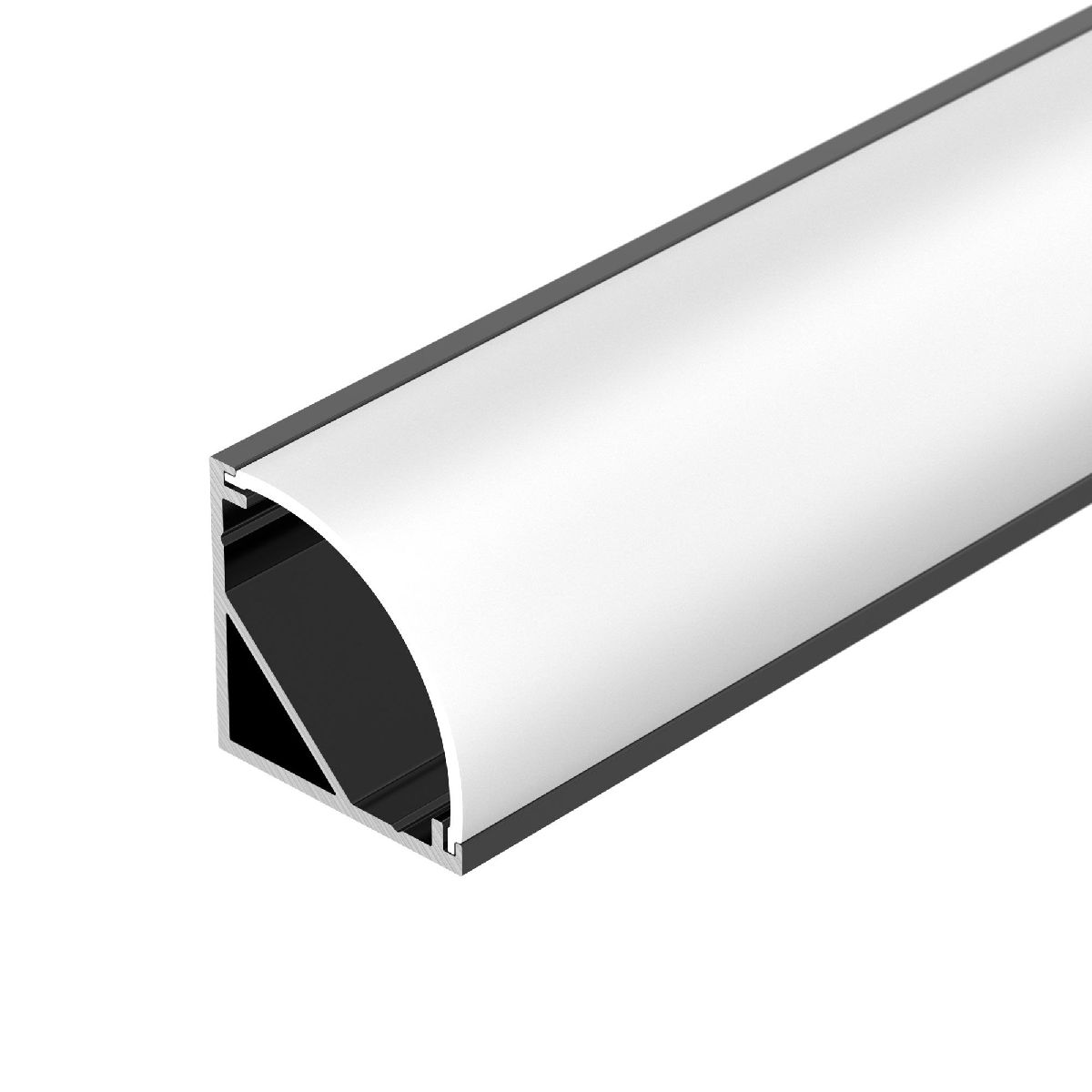 Алюминиевый профиль Arlight SL-KANT-H20-2000 BLACK 049016 Алюминиевый профиль Arlight SL-KANT-H20-2000 BLACK 049016