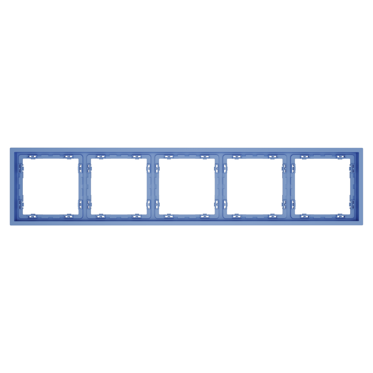 Рамка пластиковая Voltum S70 на 5 постов, (деним) VLS100515