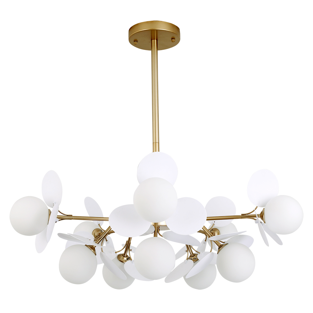 Люстра на штанге Arte Lamp Peacock A1369SP-10SG Люстра на штанге Arte Lamp Peacock A1369SP-10SG