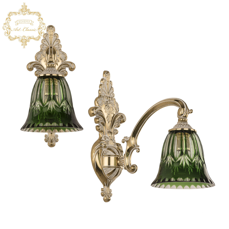 Бра Art Classic 30.209B14.1.175.GW.P2.D.Clear-Green.H-1I