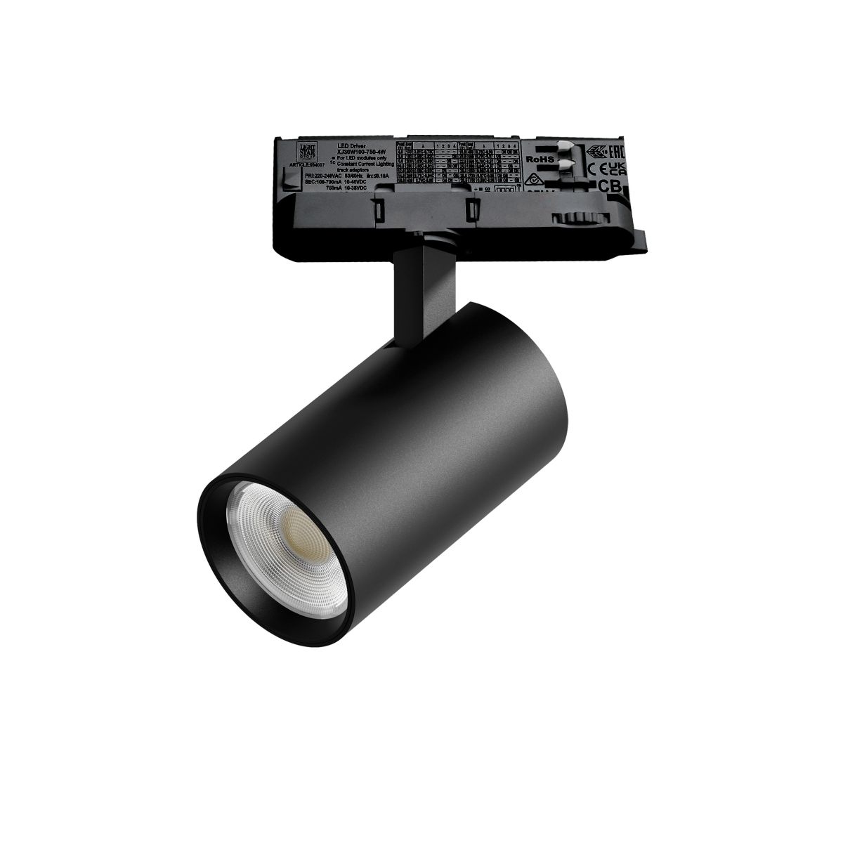 Трековый трехфазный светильник Quattro LED 15G с адаптером Lightstar Alta Base A5147QT15G (215147 + 594037 + 215101)