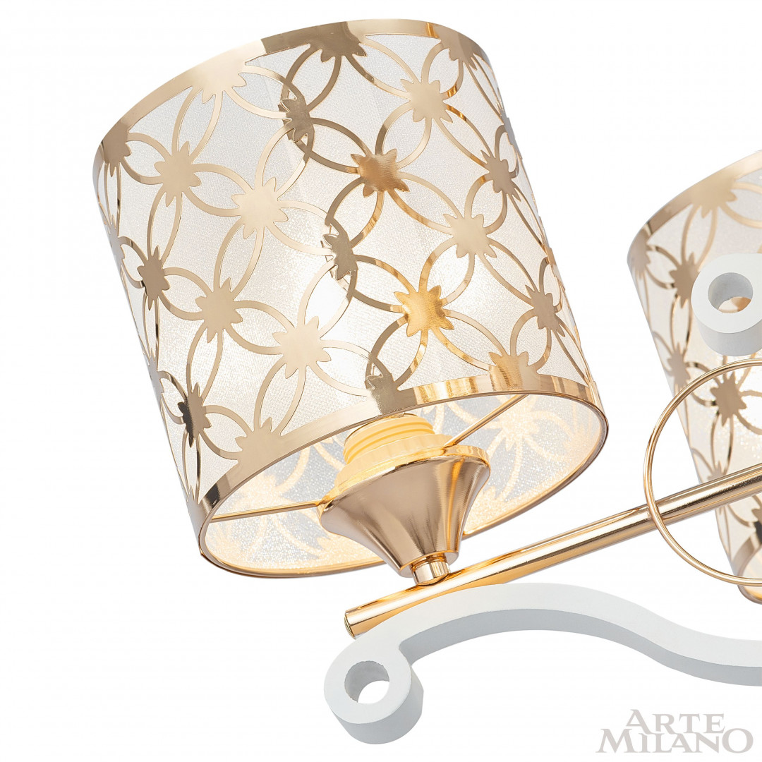 Подвесная люстра Arte Milano Florentia-3097 303097/3 Wh/Gd