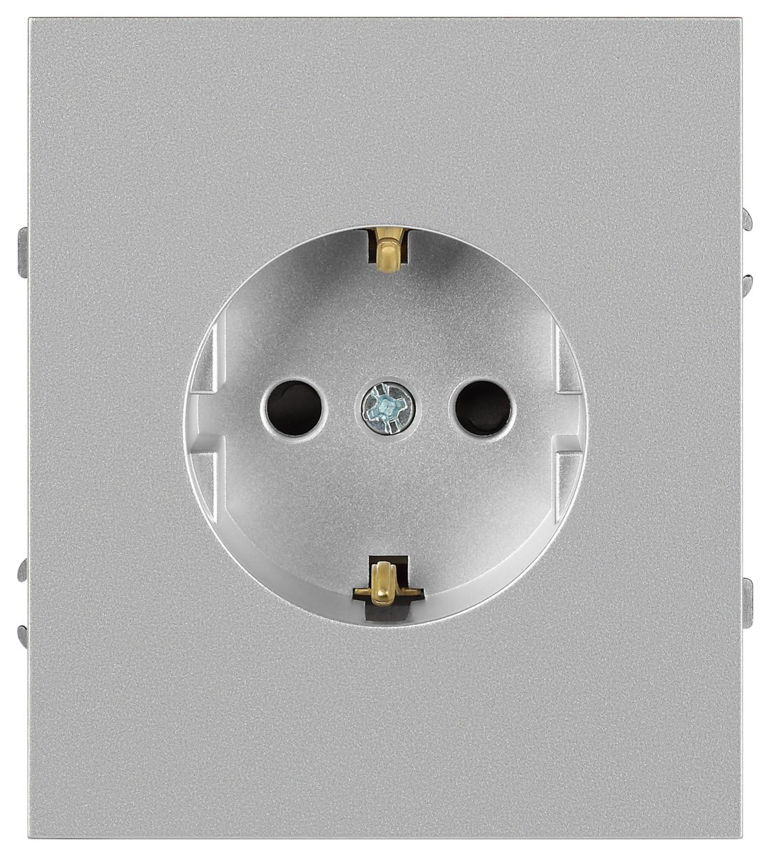 Розетка Эра Arktik 16-2101-03 с заземлением 2P+E Schuko 16А-250В алюминий Б0070416