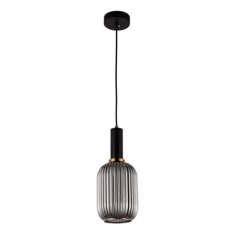 Подвесной светильник Lumina Deco Rico LDP 1218-1 GY+BK Подвесной светильник Lumina Deco Rico LDP 1218-1 GY+BK
