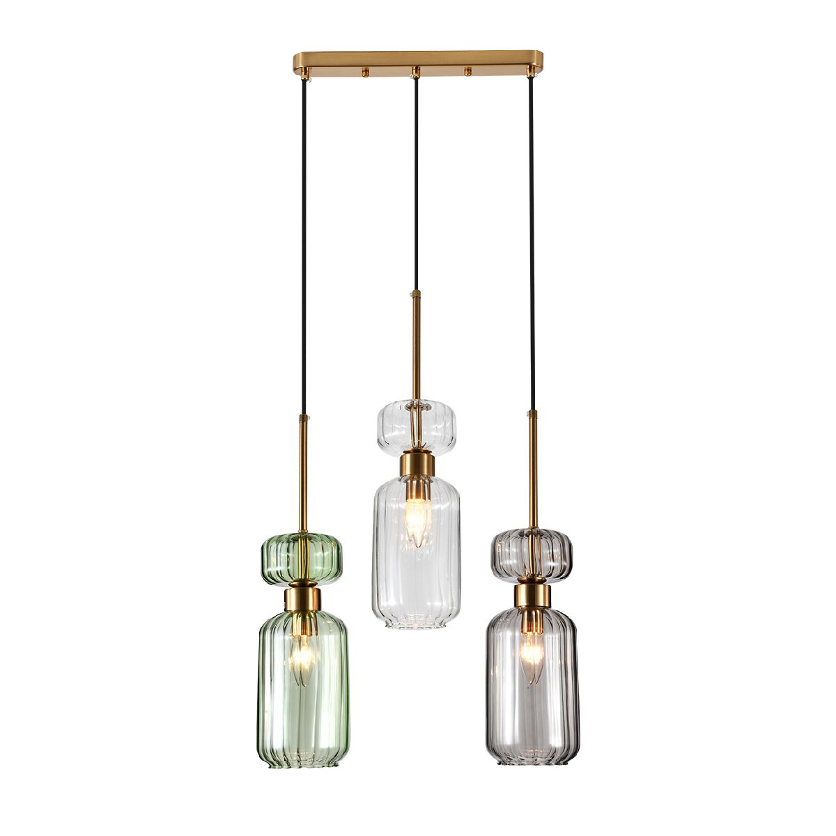 Подвесной светильник Escada Gloss 1141/3S CL/GN/SM