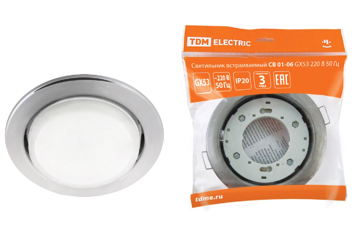 Встраиваемый светильник TDM Electric СВ 01-06 SQ0359-0058 Встраиваемый светильник TDM Electric СВ 01-06 SQ0359-0058