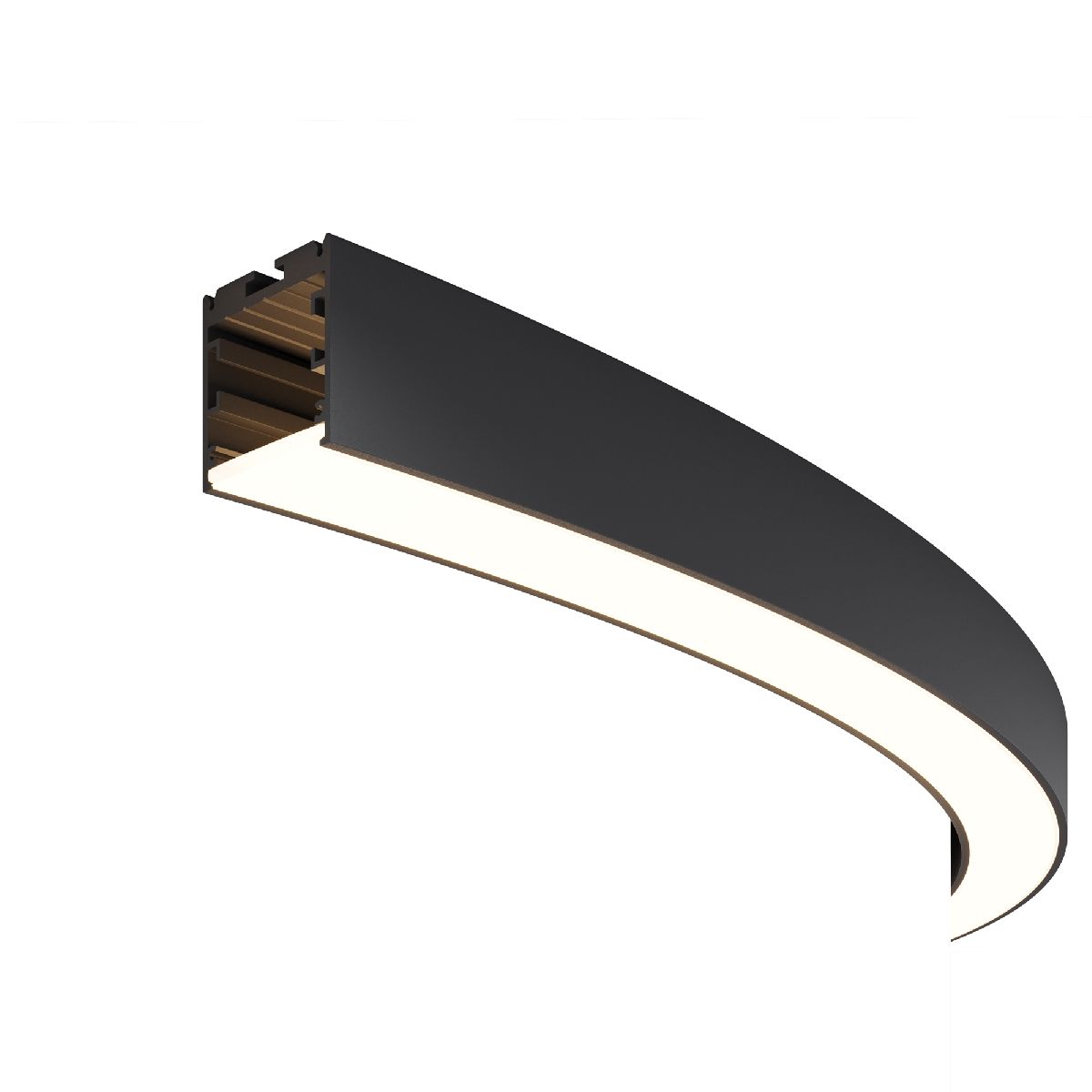 Радиусный профиль Maytoni Led strip ALM-3535R-B-D-90°-1.5M Радиусный профиль Maytoni Led strip ALM-3535R-B-D-90°-1.5M