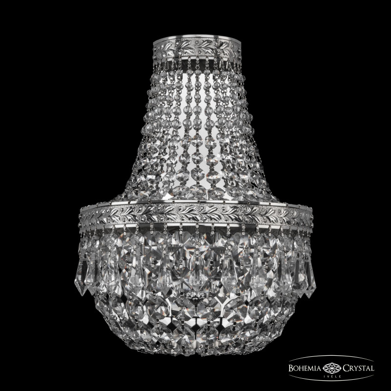 Бра Bohemia Ivele Crystal 19011B/H1/20IV Ni Бра Bohemia Ivele Crystal 19011B/H1/20IV Ni