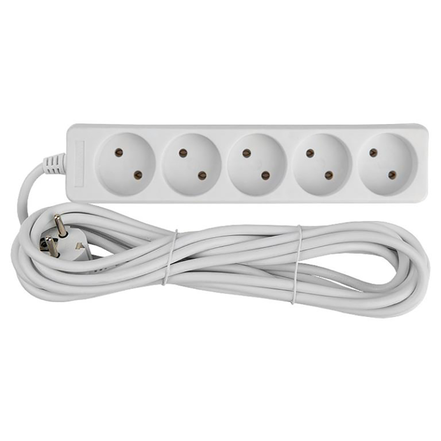 Удлинитель бытовой General GES-10-2x075-5-5m 470033