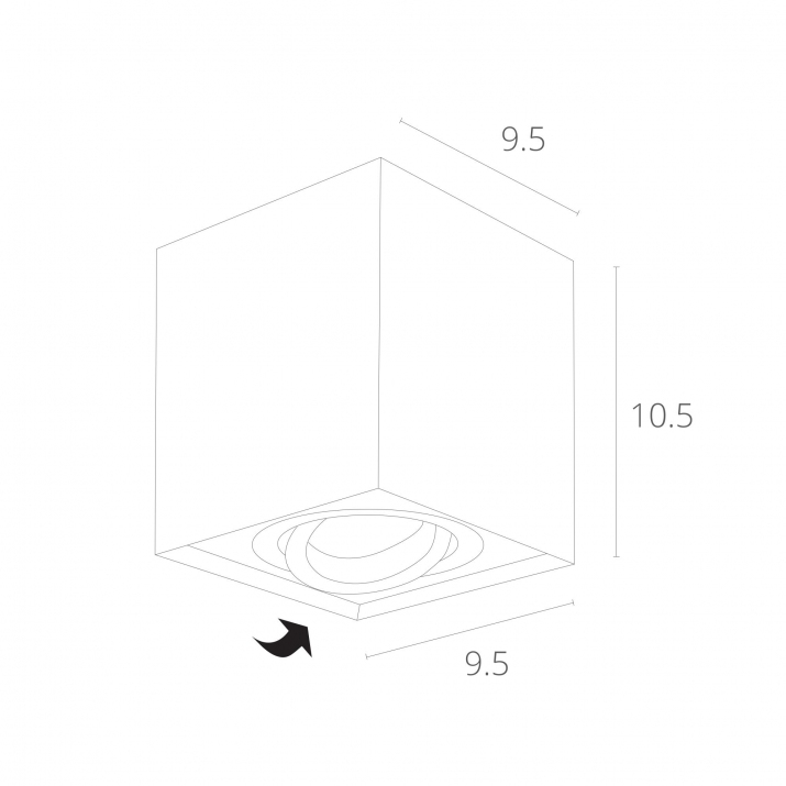 Потолочный светильник Arte Lamp Factor A5544PL-1WH