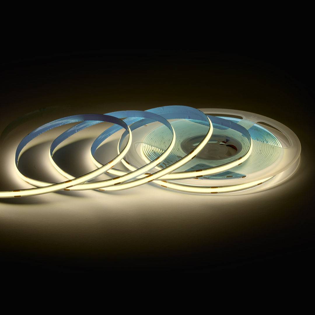 Светодиодная лента Apeyron 24В COB 15Вт/м 3000К 10м IP20 00-483