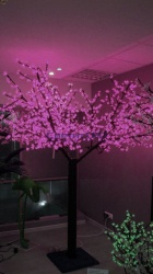 Дерево светодиодное "Вишня," Розовое, 1728LED, 2.5х2м, 143W, 220V