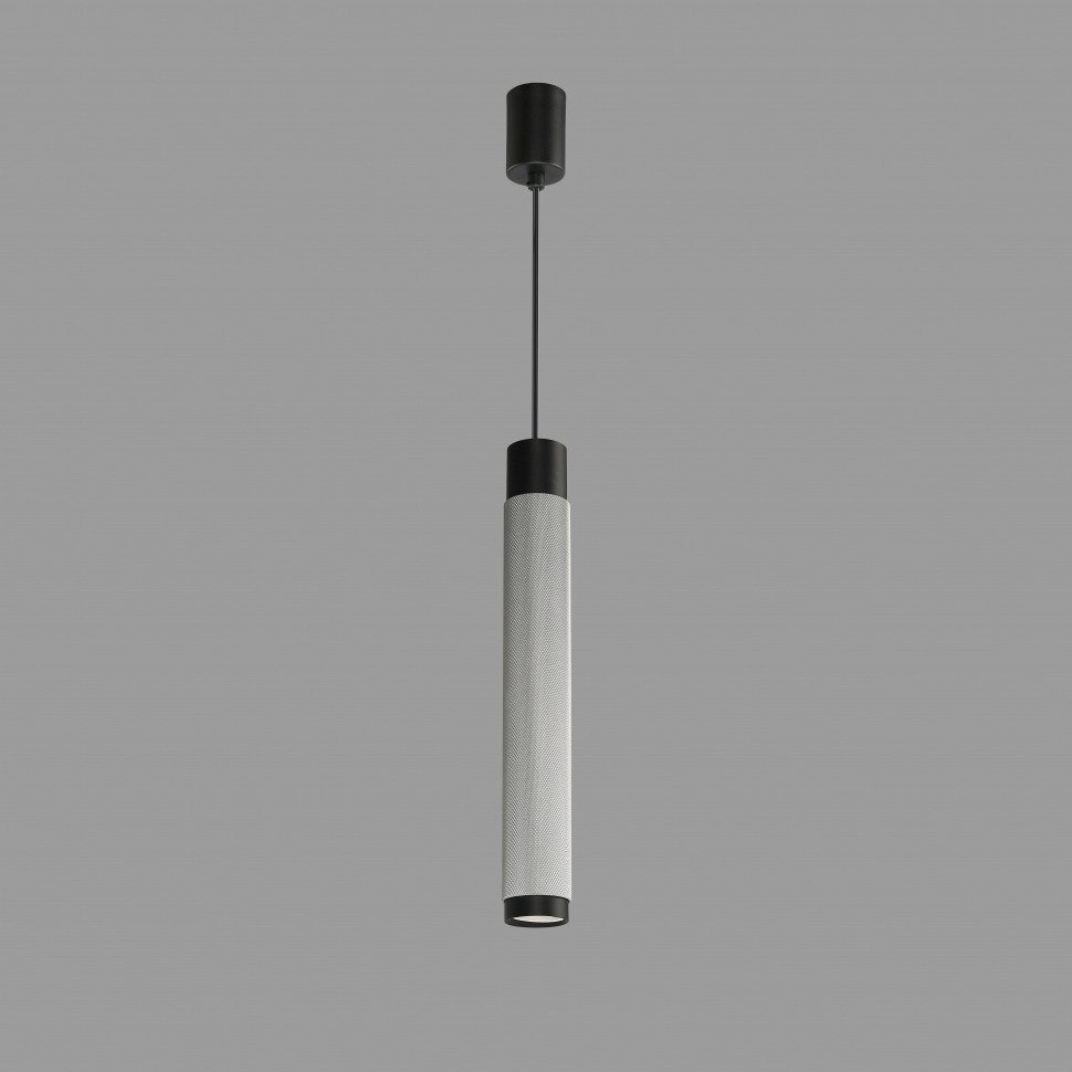 Подвесной светильник iLedex Delta 2366-1 BK+SL Подвесной светильник iLedex Delta 2366-1 BK+SL