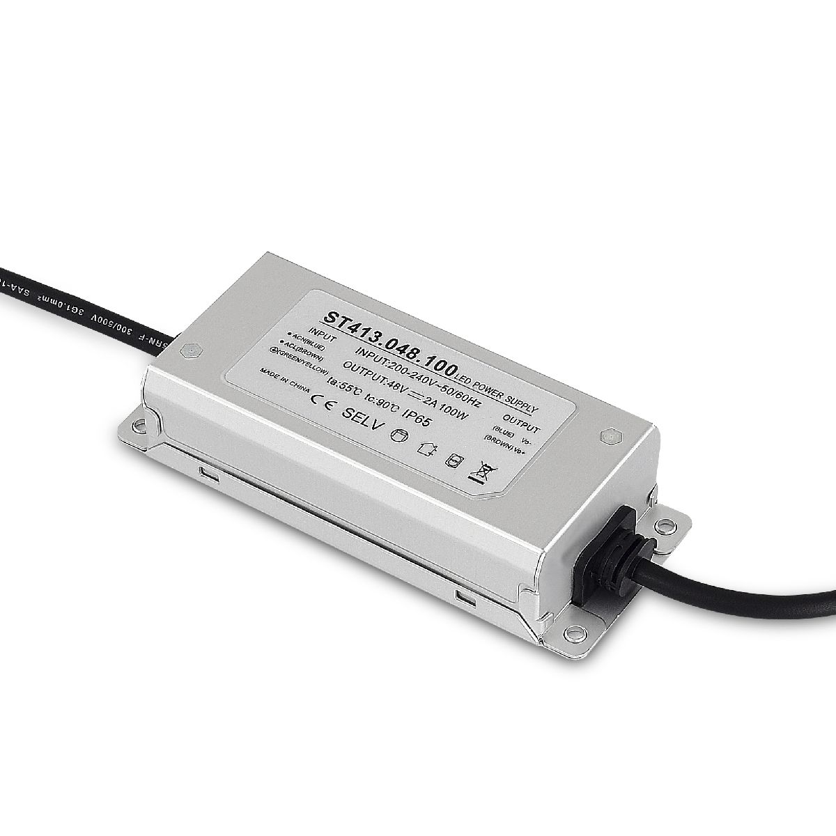 Блок питания ST Luce Band 100Вт DC48В 2А IP65 ST413.048.100 Блок питания ST Luce Band 100Вт DC48В 2А IP65 ST413.048.100