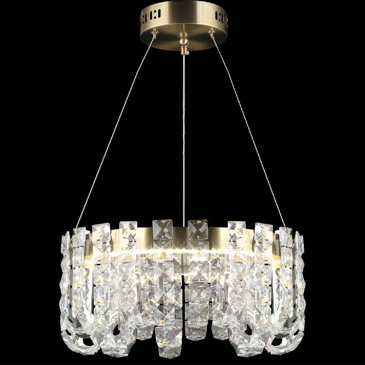 Подвесная люстра Reluce 02601-0.4-80W LED COP+CH Подвесная люстра Reluce 02601-0.4-80W LED COP+CH