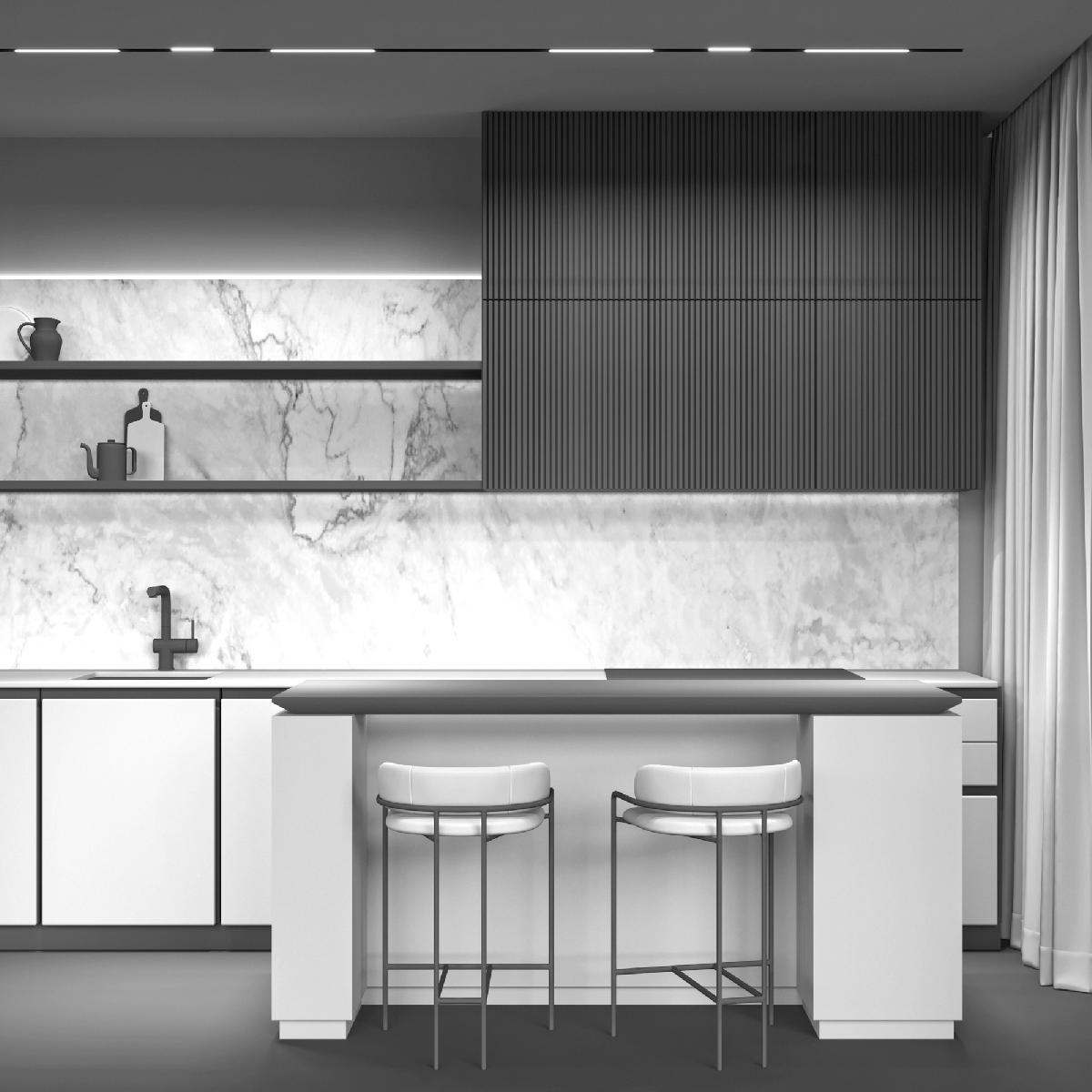 Трековый светильник Maytoni Technical Basis TR074-2-7W4K-B