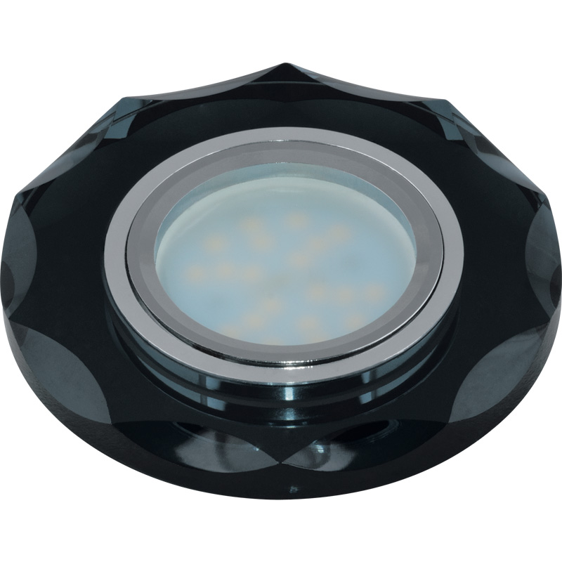 Встраиваемый светильник Fametto Peonia DLS-P105 GU5.3 CHROME/BLACK 09992 Встраиваемый светильник Fametto Peonia DLS-P105 GU5.3 CHROME/BLACK 09992