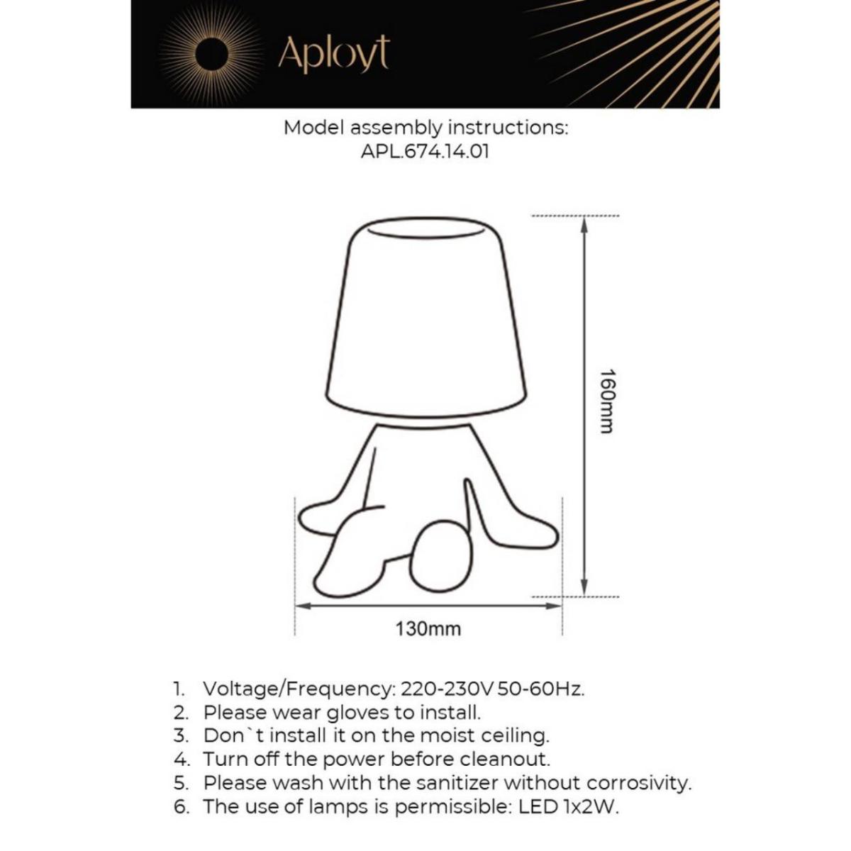 Настольная лампа Aployt Nina APL.674.14.01