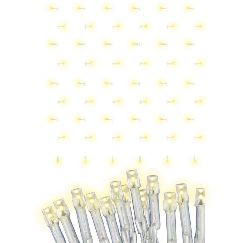 Гирлянда на солнечных батареях (UL-00006538) Uniel Занавес USL-S-131/PT1515 Warm White Curtain