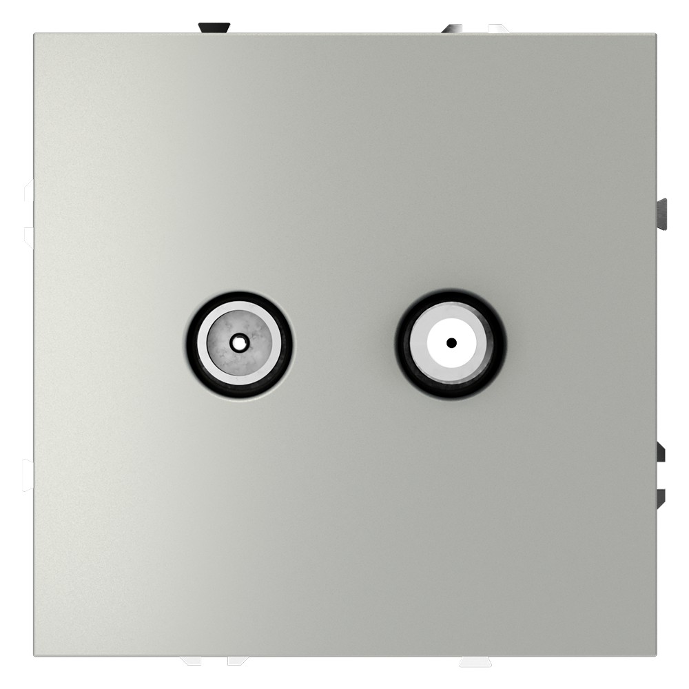 Розетка телевизионная Voltum S70 VLS060405 (сталь)