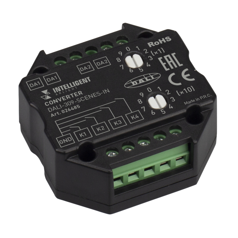 Конвертер Arlight Dali-309-Scenes-IN (Dali Bus) 026485 Конвертер Arlight Dali-309-Scenes-IN (Dali Bus) 026485