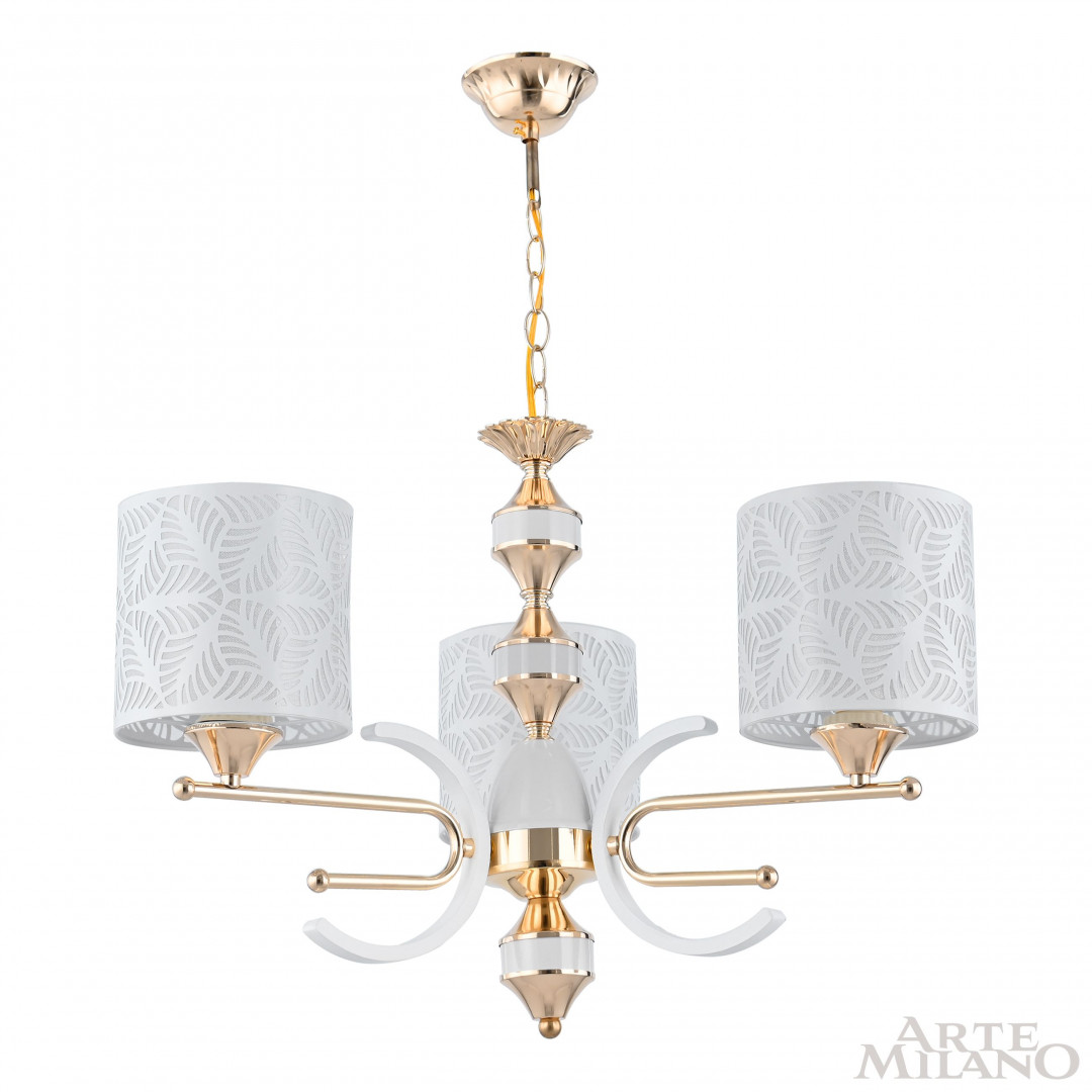 Подвесная люстра Arte Milano Florentia-2097 302097/3 Wh/Gd