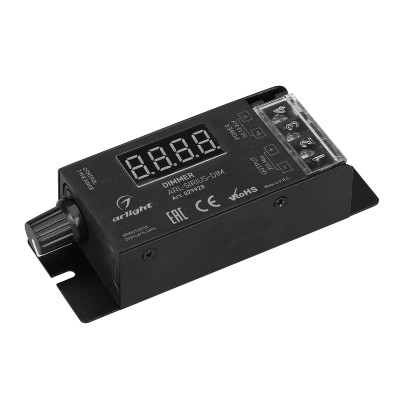 Диммер Arlight ARL-Sirius-Dim (12-24V, 1x25A, 2.4G) 029928 Диммер Arlight ARL-Sirius-Dim (12-24V, 1x25A, 2.4G) 029928