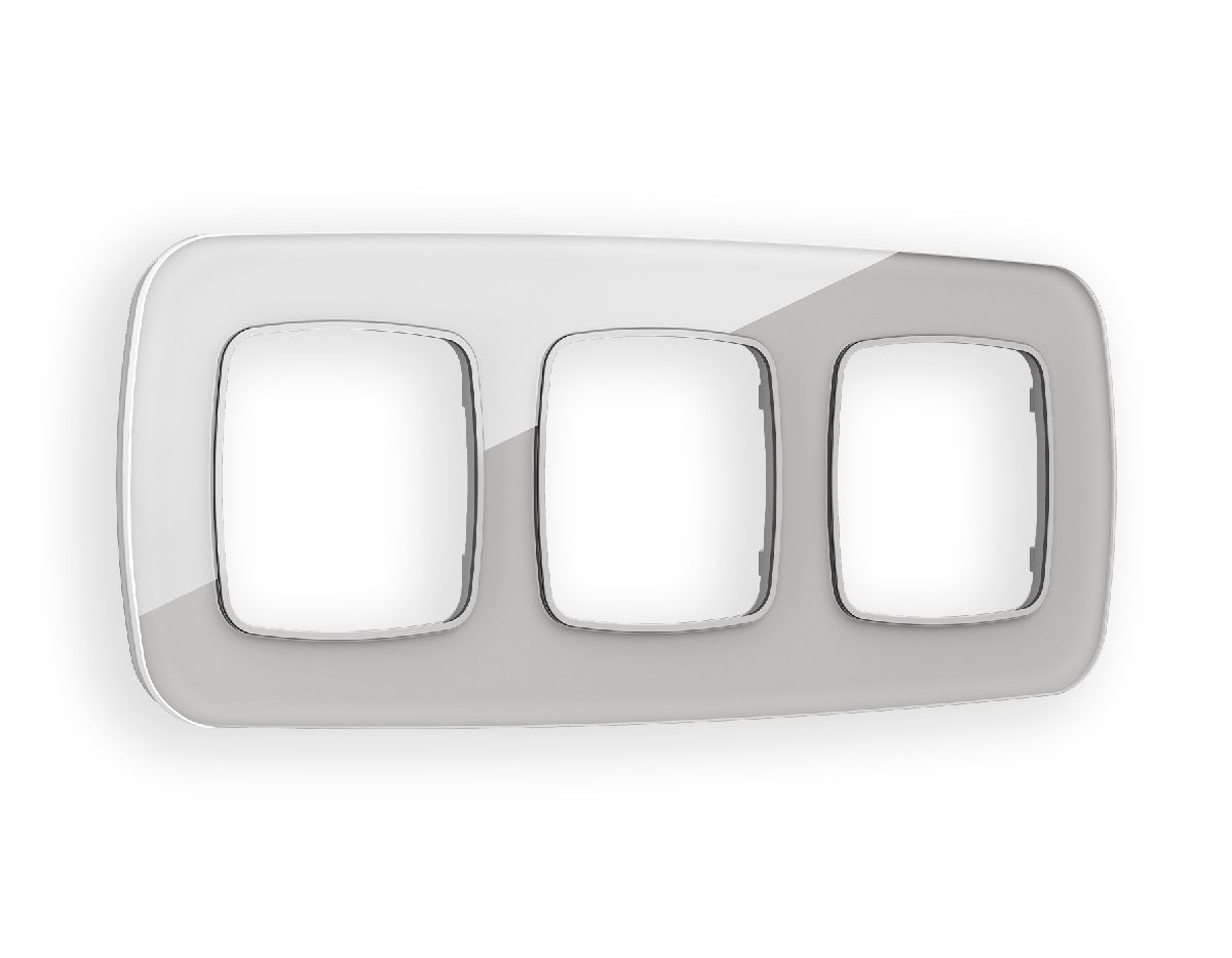 Рамка трехместная Ambrella Volt Radian OF320403 Рамка трехместная Ambrella Volt Radian OF320403