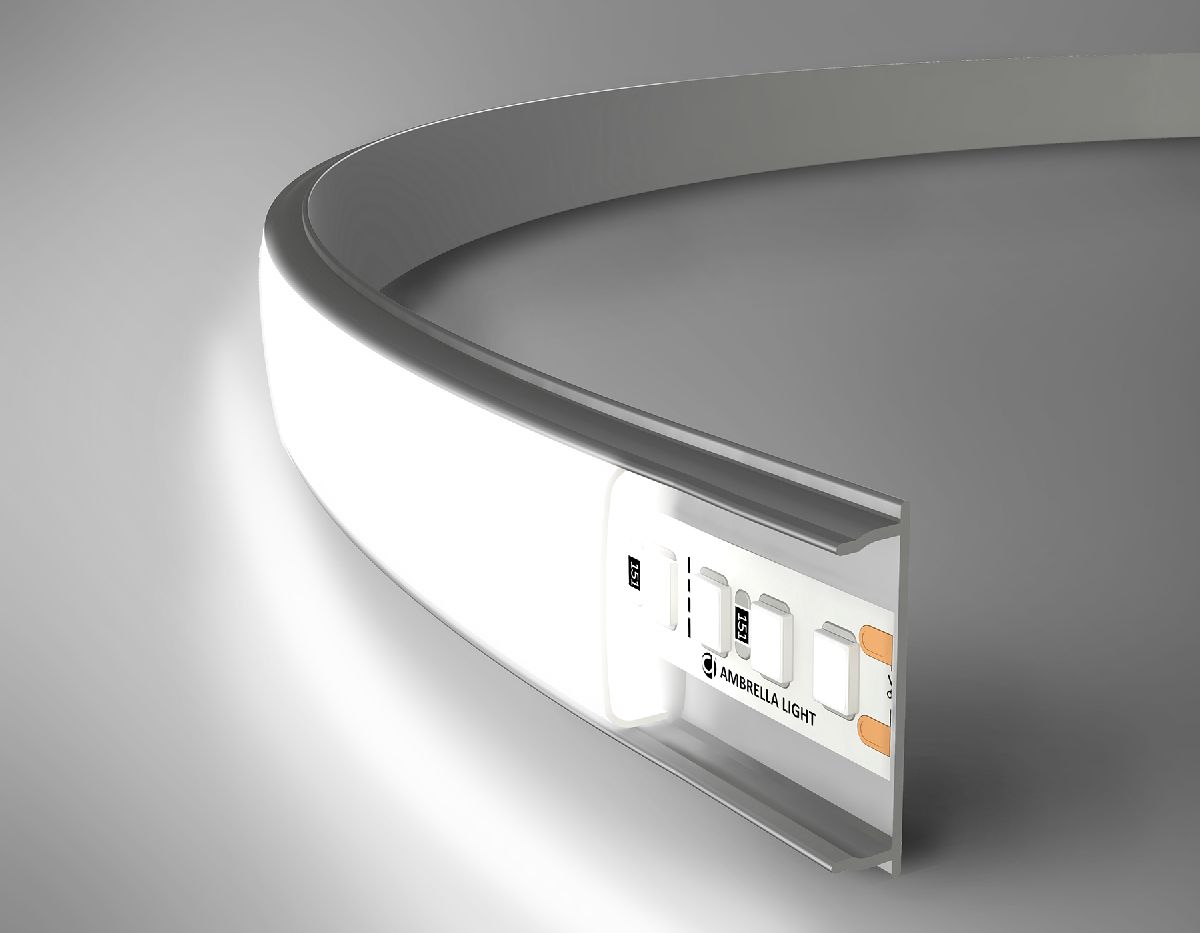 Алюминиевый накладной профиль Ambrella Light Alum Profile GP1600AL Алюминиевый накладной профиль Ambrella Light Alum Profile GP1600AL
